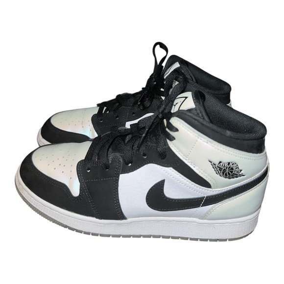 Air Jordan 1 Mid SE Diamond youth sneakers Size 7Y - Picture 5 of 12